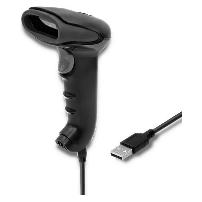 Qoltec 50868 Barcode scanner 1D 2D Juodas (50868)