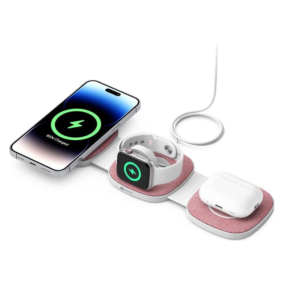 Misura MH06 Faltbare kabellose magnetische Ladegerät - ROSE (35 W) (47407139)