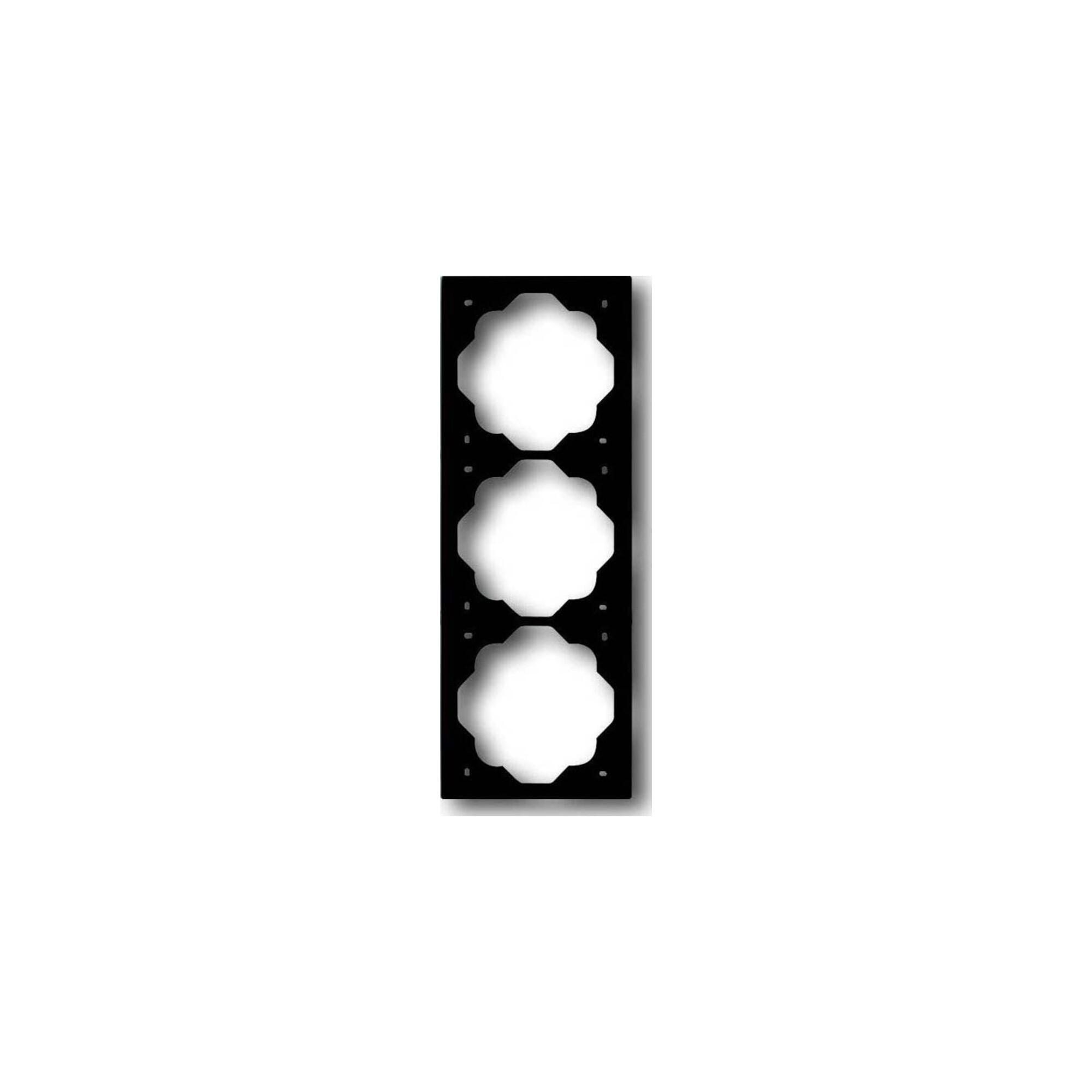 Busch-Jaeger Rahmen 3-fach schwarz matt, impuls 1723-775 (2CKA001754A4426)