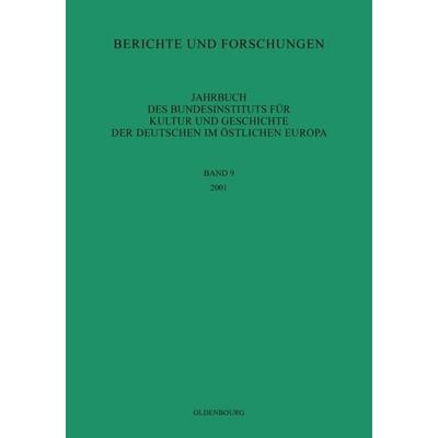 Jahrbuch des Bundesinstituts für Kultur und Geschichte der Deutschen im östlichen Europa / 2001, Gebundene Ausgabe von Bundesinstitut für Kultur und