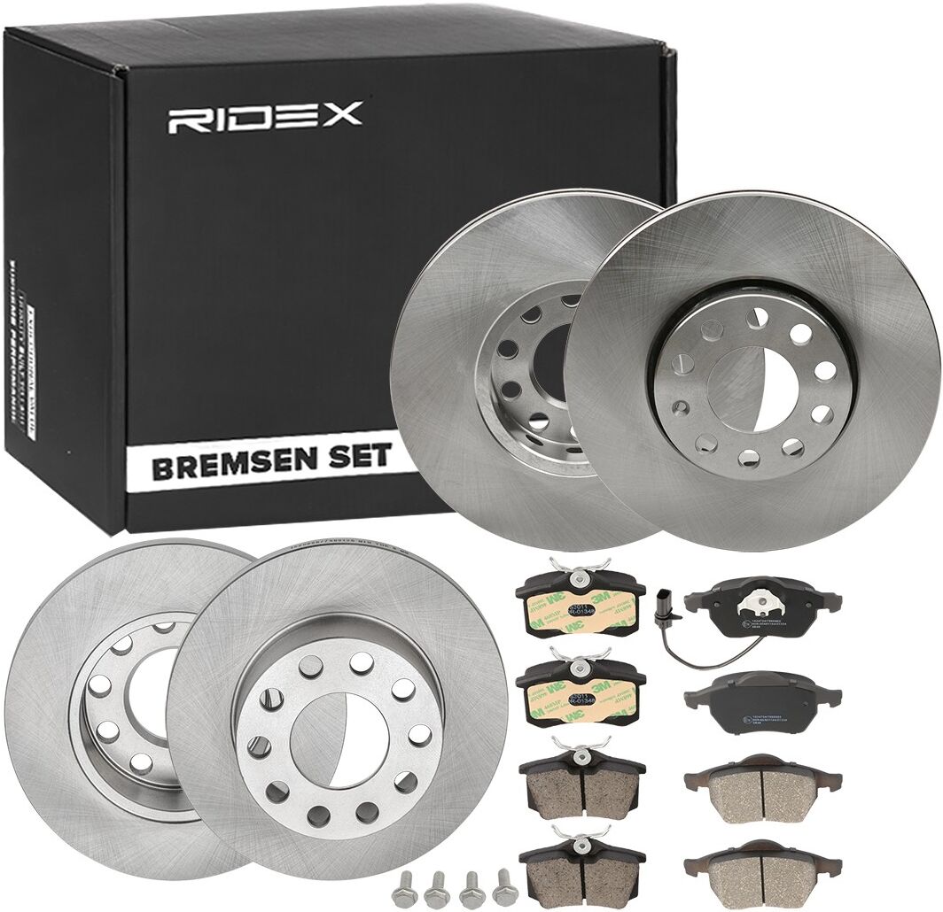 RIDEX 3405B0353 Brake discs and pads set