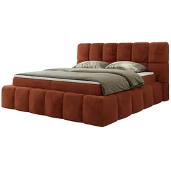Boxbett mit Bettkasten  ¦ orange ¦ Maße (cm): B: 194 H: 113