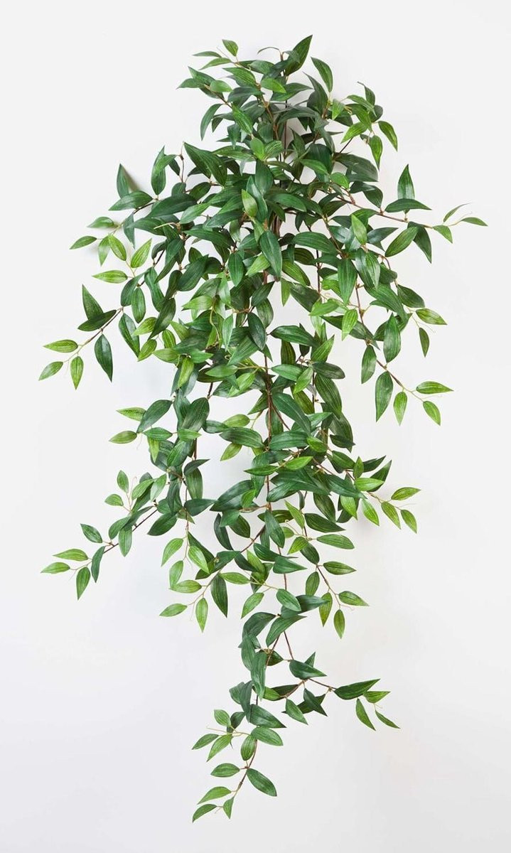 Kunstplant Rank Groen - Decoratieve Hangende Klimplant - Hoogte: 105 cm