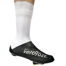 VELOTOZE Überschuhe Aero TT lang | schwarz / weiß