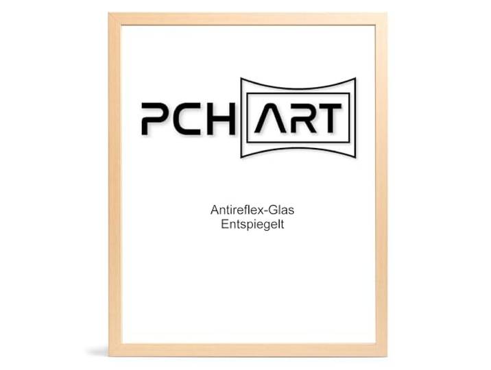 PCH[art] Cadre photo \ New Malmø - Anti-Reflex\ Couleur: Hêtre Taille: 90x120 Cadre élégant pour vos photos et motifs