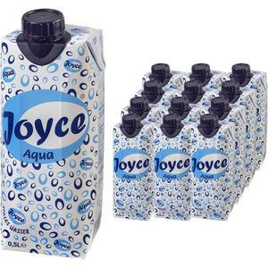 Joyce Mineralwasser Aqua still, im Tetrapack, ohne Kohlensäure, 12x 0,5 Liter