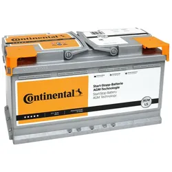 Autobatterie CONTINENTAL L5 12V 92Ah 850A B13 AGM Batterie 2800012008280