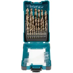 Makita Bohrer-Set 25-teiliges Set Ø 1-13 mm, HSS-Co, Rundschaft - D-67577