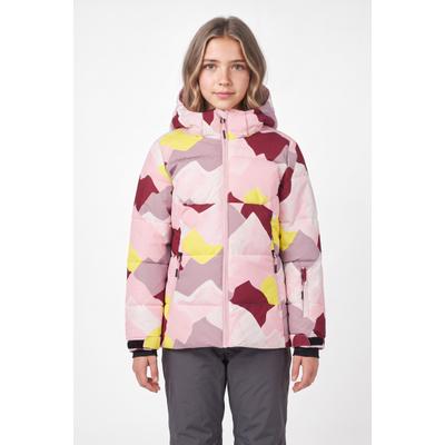Skijacke ICEPEAK "ICEPEAK LADUE JR", Kinder, Gr. 164, bunt (light pink), Web, Obermaterial: 100% Polyester. Futter: 100% Polyester. Wattierung: 100% Polyester, normal, Jacken Skijacke, für Kinder und Jugendliche, mit Reißverschluss, atmungsaktiv