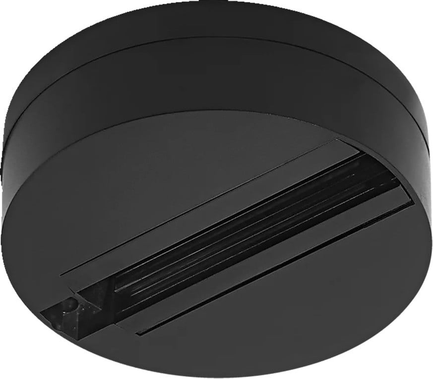 Ledvance Tracklight Basisstation voor één lampkop, rond, zwart
