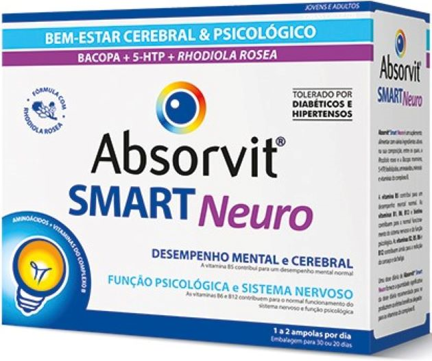 Absorvit Smart Neuro 30 ampolas