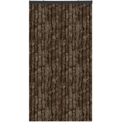 Bestlivings Flauschvorhang Sondergröße - Breite: 100cm - Länge: 250cm, Braun