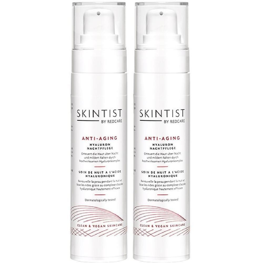 Skintist Anti-Aging Hyaluron Nachtpflege Creme Doppelpack 2x50 ml
