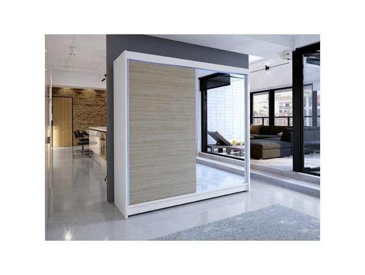 Armoire - Armoire Atlanta 137 - Blanc - 180x215x58cm
