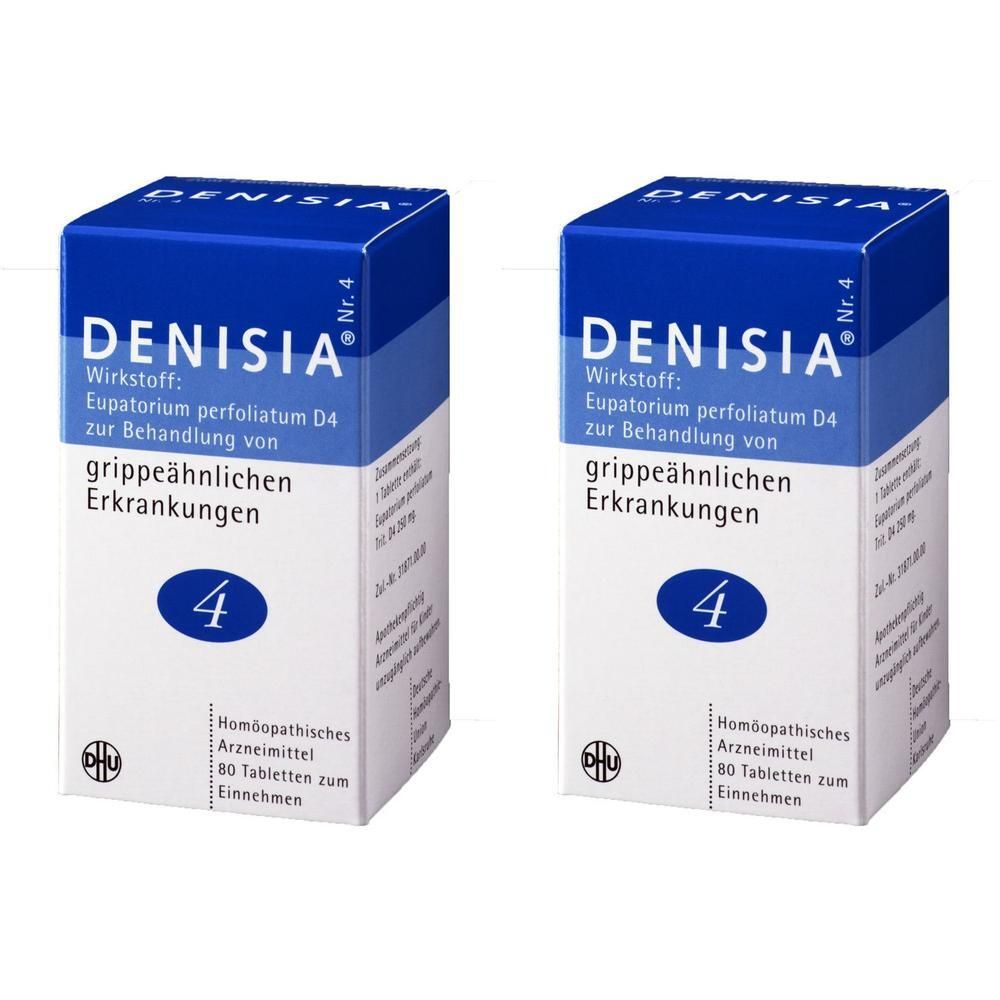 Denisia 4 grippeähnliche Krankheiten Tabletten 2x 2x80 St