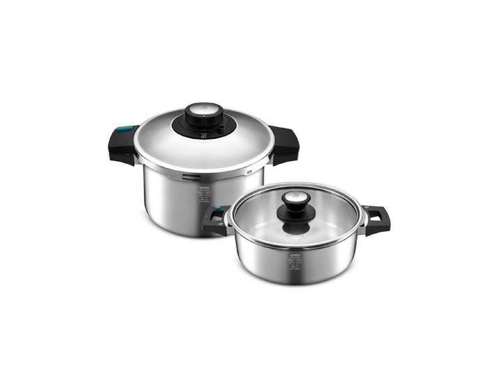 Karaca Schnellkochtopf Karaca Quick & Safe Induktions Schnellkochtopf Set, Edelstahl, (2-tlg)