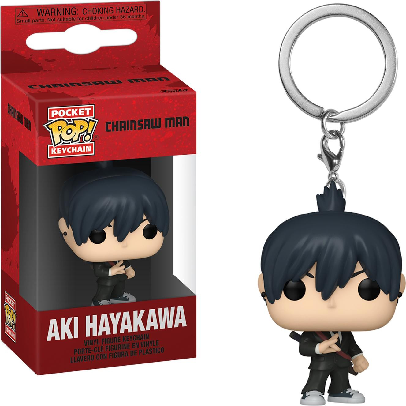 Funko Pocket POP! Chainsaw Man Aki Hayakawa sleutelhanger