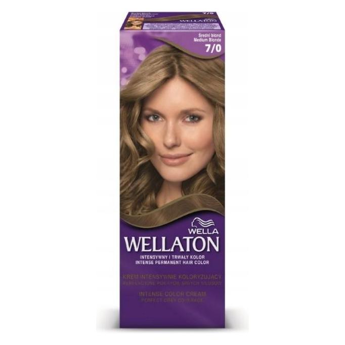 Wella Intensive Wellaton Permanent Color Cream Intensiv färbend 7/0 Mittelblond (Mittelblond) (35857708)