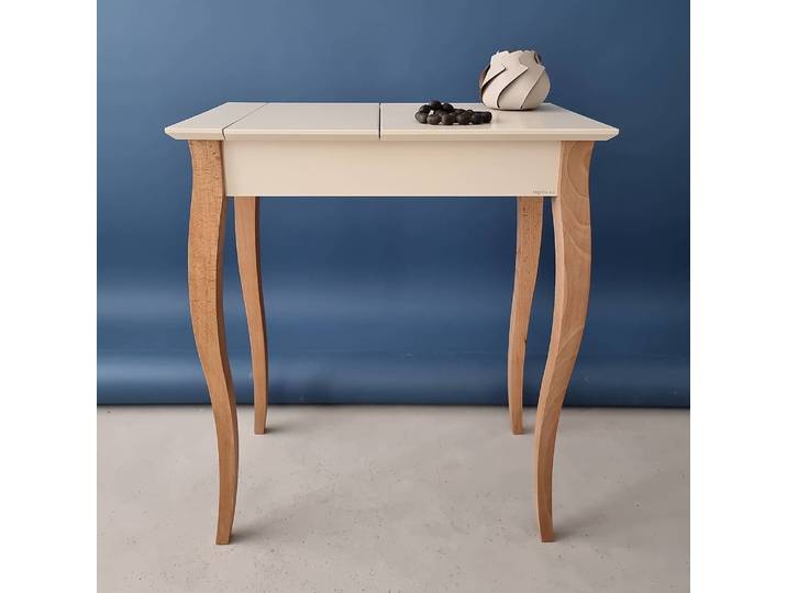 Coiffeuse 65cm Blanc/Crème