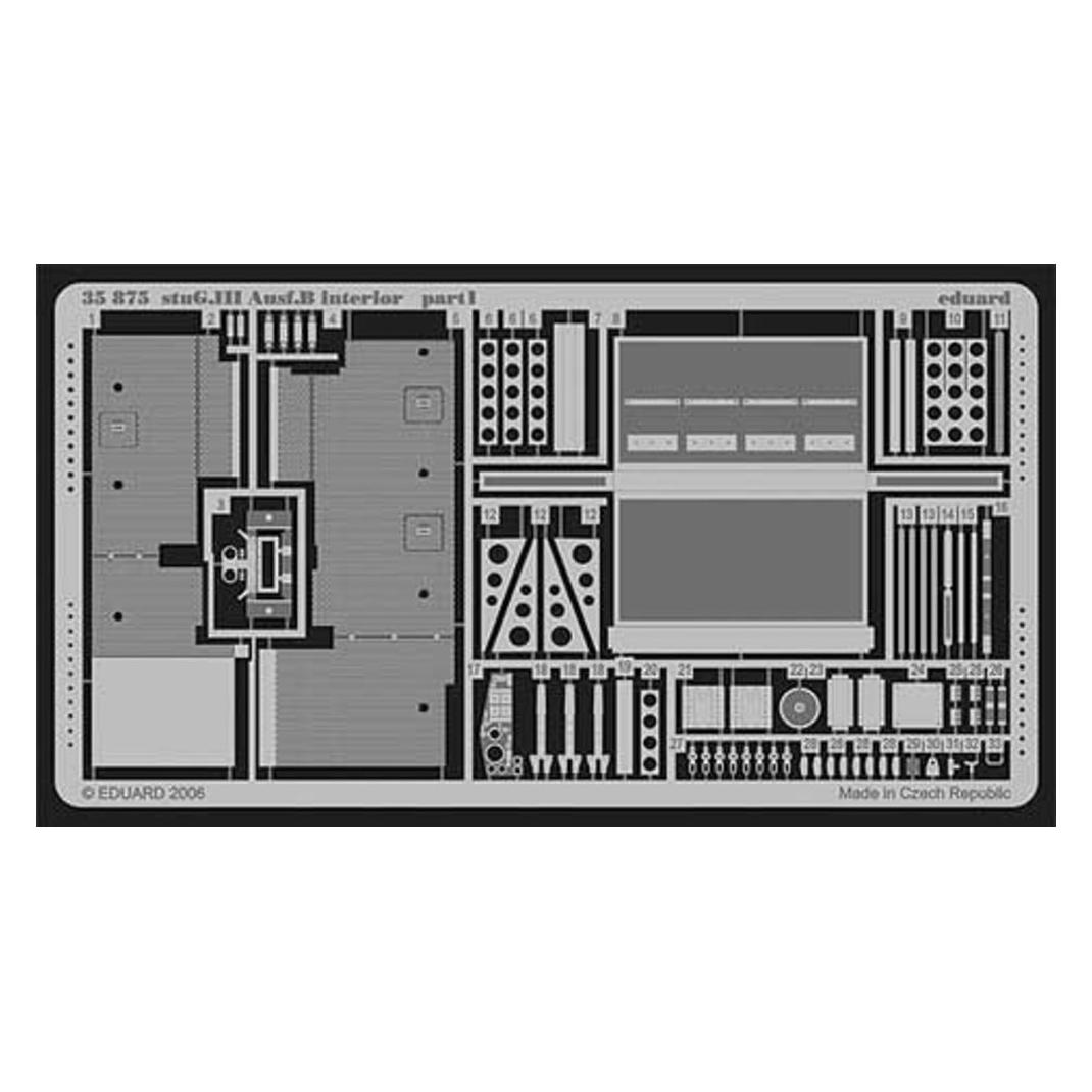 Eduard StuG.III Ausf.B interior Für Tamiya Bausatz. (35875)