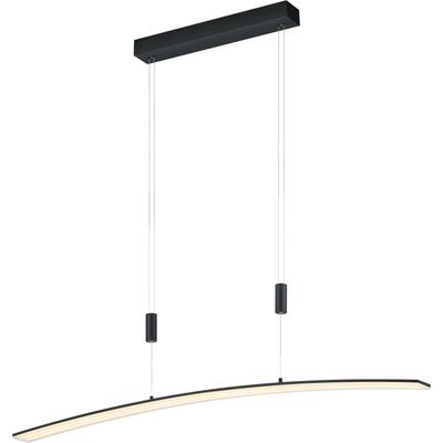 LED Pendelleuchte "DUAL", schwarz, 1, 1 Stk., HELL HÖLLISCH GUTES LICHT, Leuchten, B-Link Fernbedienung, CCT, Höhenverstellbar, LED Pendelleuchte