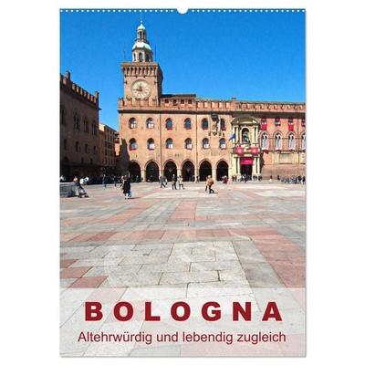Bologna, altehrwürdig und lebendig zugleich (Wandkalender 2027 DIN A2 hoch), CALVENDO Monatskalender