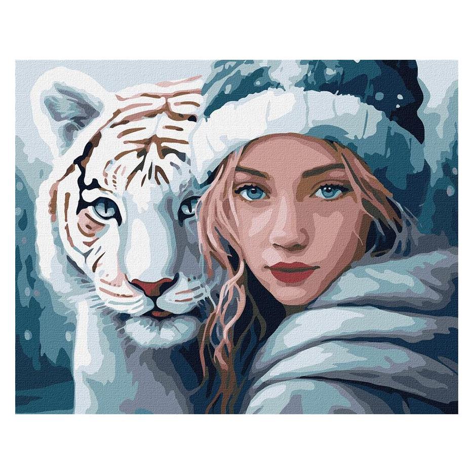 Ideyka Malen nach Zahlen - Winterwärme 40 x 50 cm (KHO8342)