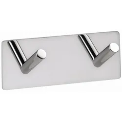 Brillantbad BEASY Kleiderhaken Edelstahl poliert 38x115x45 mm für Bad & Küche >> zum Kleben