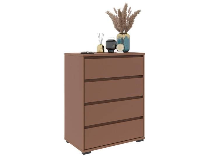 Carryhome Kommode, Terracotta, Kunststoff, 4 Schublade(n) Schubladen, 80x103x48 cm, Wohnzimmer, Kommoden & Sideboards, Kommoden