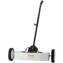 VEVOR Magnetbesen Magnetische Kehrmaschine 77-113 cm, Magnetic Sweeper Magnetisch Magnet Besen Magnetbesen Magnetheber 20,4 kg Magnetkraft Magnetischer Spänesammler Bodenkehrer Kehrmaschine