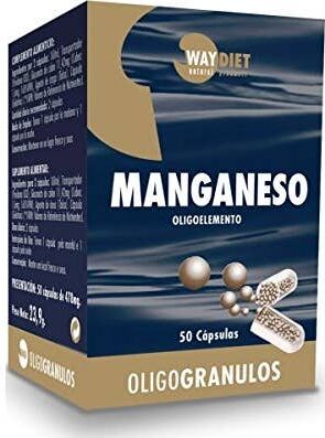 Waydiet Natural Manganeso Oligo Gránulos 50 caps