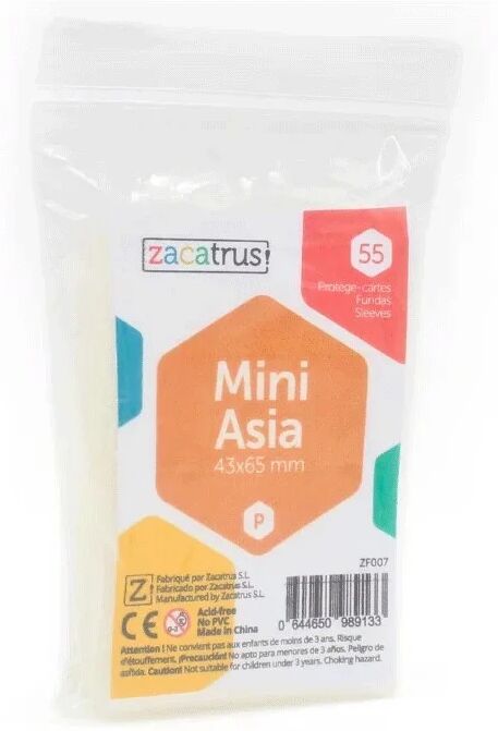 Protège-cartes Mini Asia 43x65mm - Zacatrus