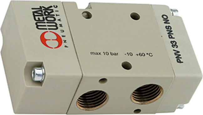 Riegler Vanne 3/2 voies, pneumatique, monostable, raccord G 3/8, NF (516.104-38)
