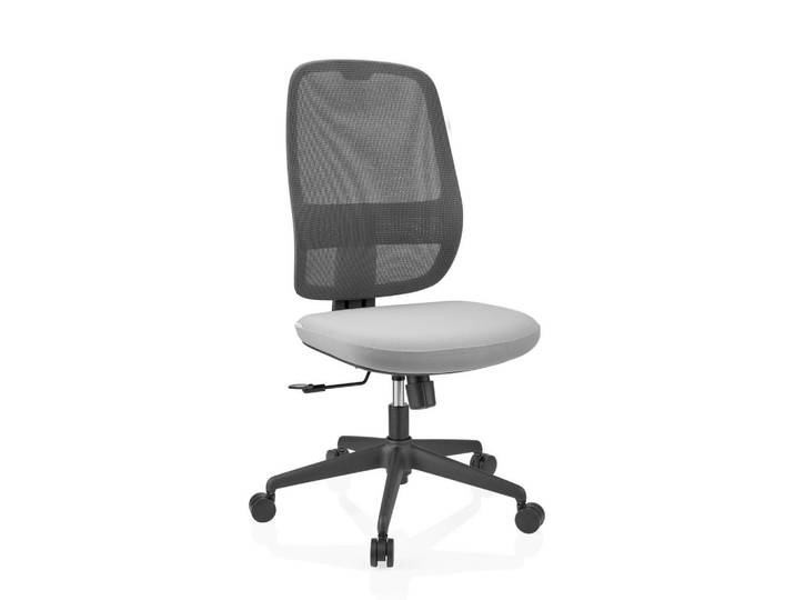 Mid.you Drehstuhl, Grau, Drehkreuz, 55x112x59 cm, Büromöbel, Bürostühle, Drehstühle