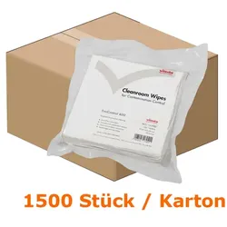 Vileda EvoControl 400, Einweg-Microfasertücher für Reinraum Einweg-Reinigungstuch, hohe Saugkraft, 10 x 150 Stück/Karton