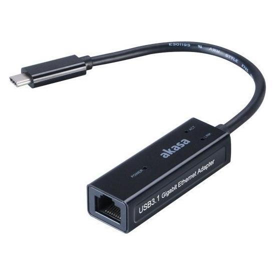 Akasa Netzwerkadapter (USB-C, RJ45 (1x)) (AK-CBCA07-15BK)