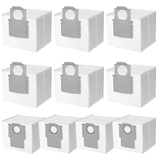 DOBIGER 10 stuks stofzakken compatibel met Roborock S8+ S8 Pro Ultra S7 MaxV Ultra S7 Pro Ultra Q7+ Q7 Max+ Q5+ stofzuigerstation