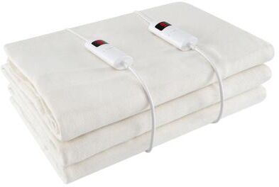 Costway Machine Washable Electric Bed Warmer with Dual Controller 9 Heat Setting and 9-Hour Auto Off and Overheat Protection-King Size