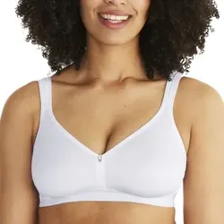 Swegmark BH Cotton Soft Moulded Cups Bra Weiß C 95 Damen