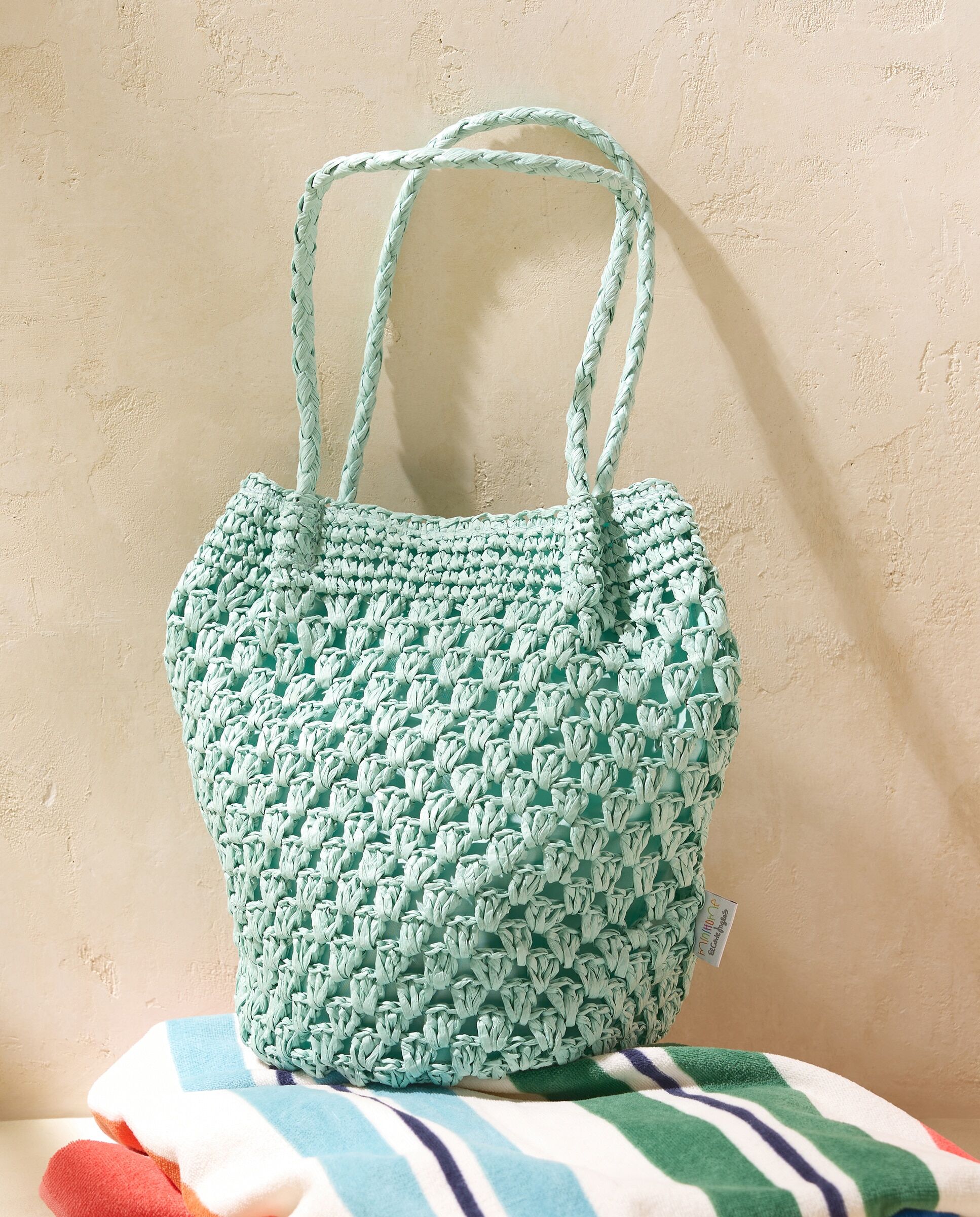 El Corte Inglés - Mini Home Bolsa de playa infantil Tamy. Azul Cielo