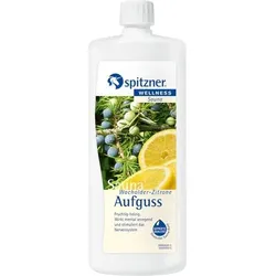 SPITZNER Saunaaufguss Wacholder Zitrone Wellness 1000 ml