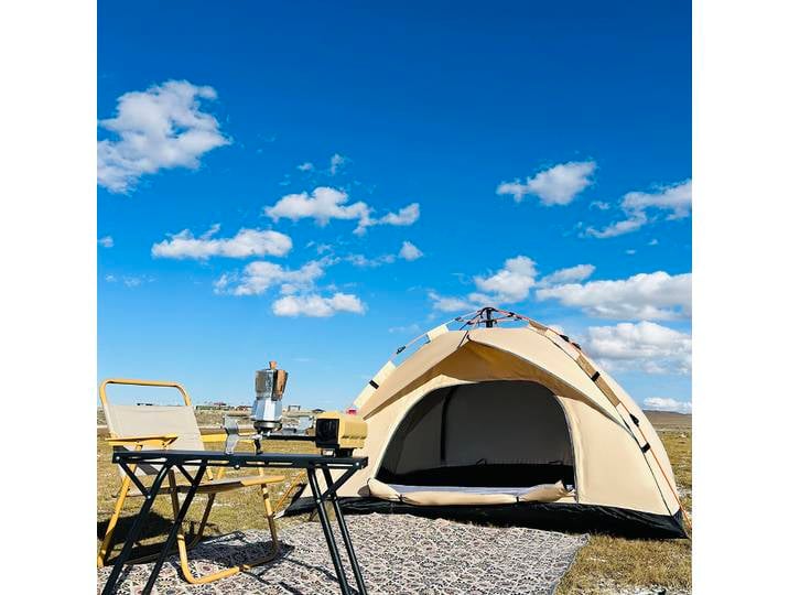 Tente automatique à ouverture rapide pour l'extérieur, imperméable et résistante au soleil, abri de pêche et de plage, tente pour 4 personnes