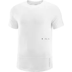 Salomon Herrenlaufshirt Cross Run SS Tee GFX - weiß / XXL