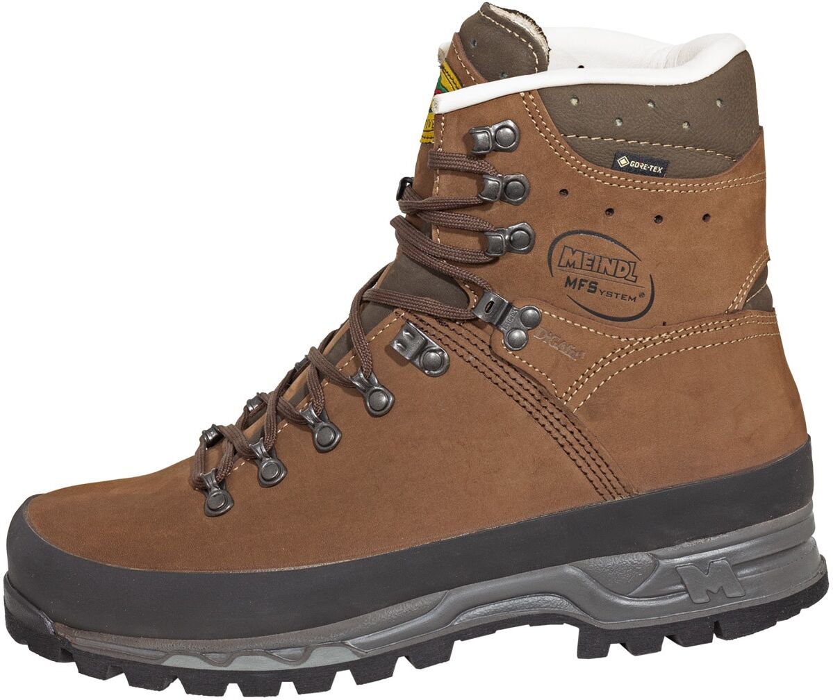 Wanderschuh MEINDL "Island MFS Active", Herren, Gr. 45, braun, Nubukleder, Schuhe Wanderschuh, GORE-TEX – Winddicht, wasserdicht und atmungsaktiv braun 45
