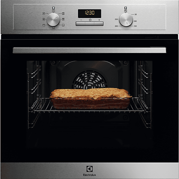 Horno - Electrolux EOH3H00BX, Multifunción, Hidrolítica, 65 l, Función Grill, 60 cm, Inox antihuellas