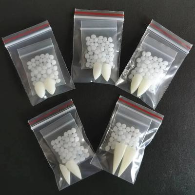 Uplift Essentials Resin Vampire Teeth Fangs Kit With Adhesive For Halloween & Cosplay 0.5 In