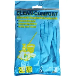 Haushaltshandschuhe Ampri Clean Comfort XL blau Gr. 10, puderfrei, velourisiert, lebensmittelgeeignet