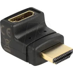 DELOCK 65072 - Adapter HDMI Stecker/Buchse, 1440p, gewinkelt oben