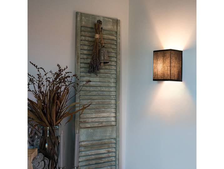 Applique murale rustique noire - Vete