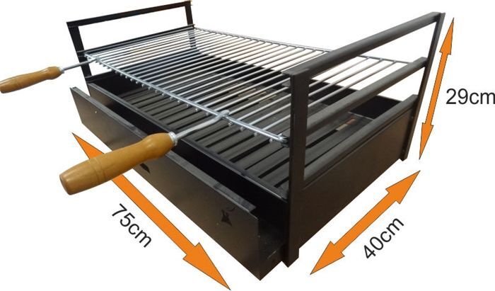 My-Barbecue Parrilla de hierro 75x40 AC42F